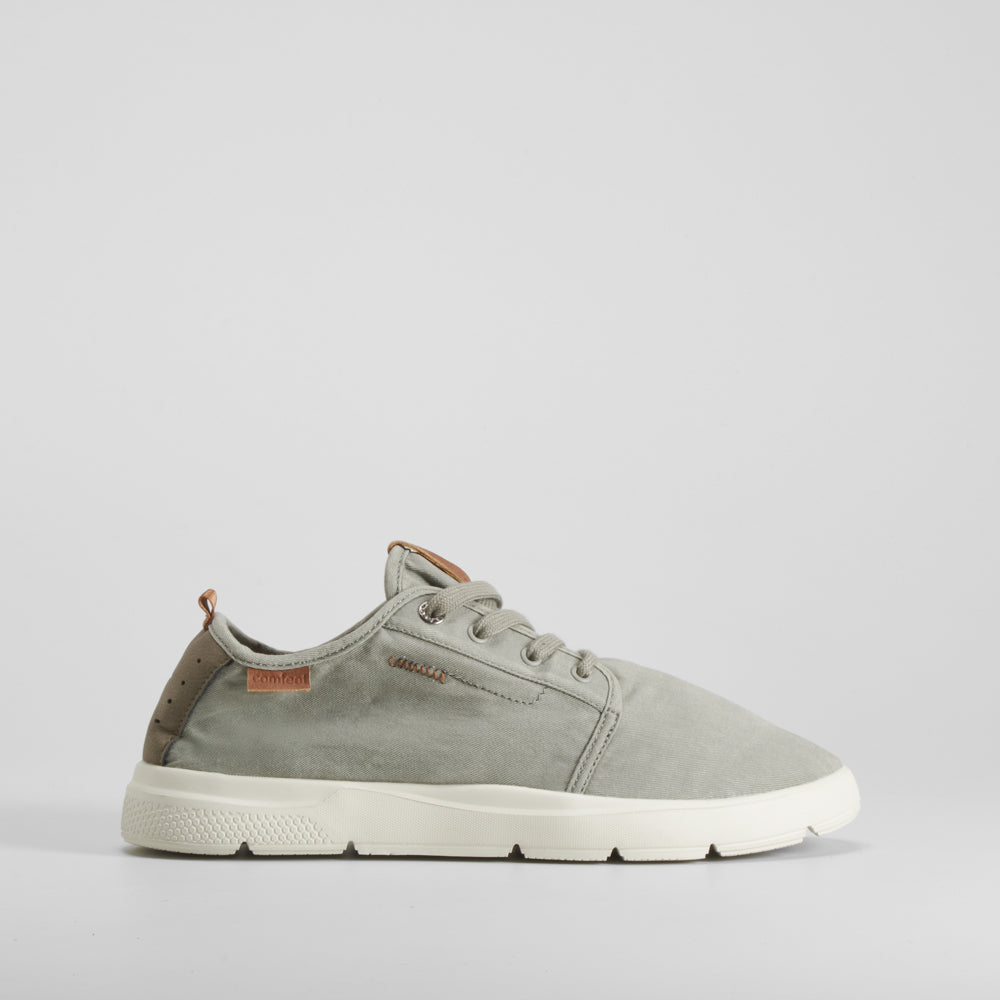 Zapatilla lona blucher verde COMFEET