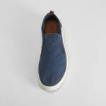 Zapatilla lona slip on azul COMFEET