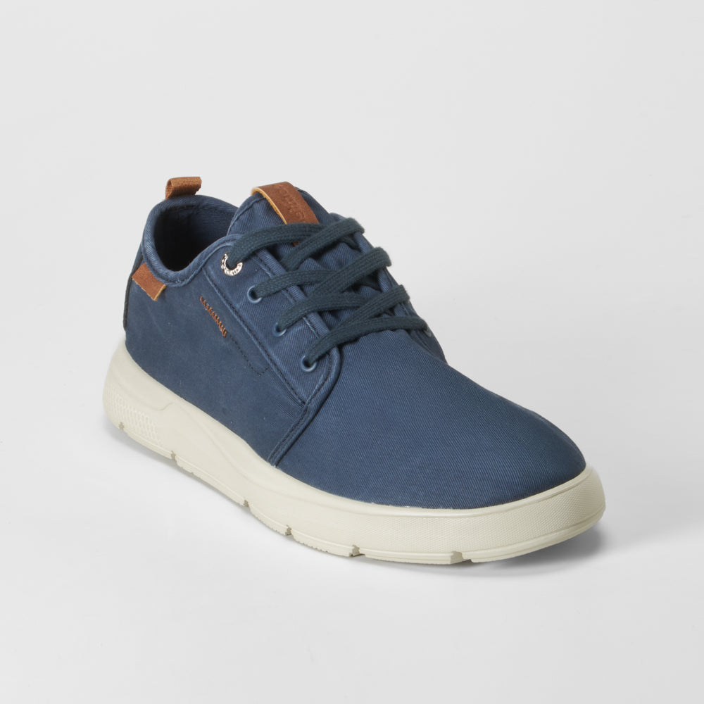 Zapatilla lona blucher azul COMFEET