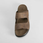 Sandalia bio doble velcro marrón COMFEET