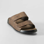 Sandalia bio doble velcro marrón COMFEET