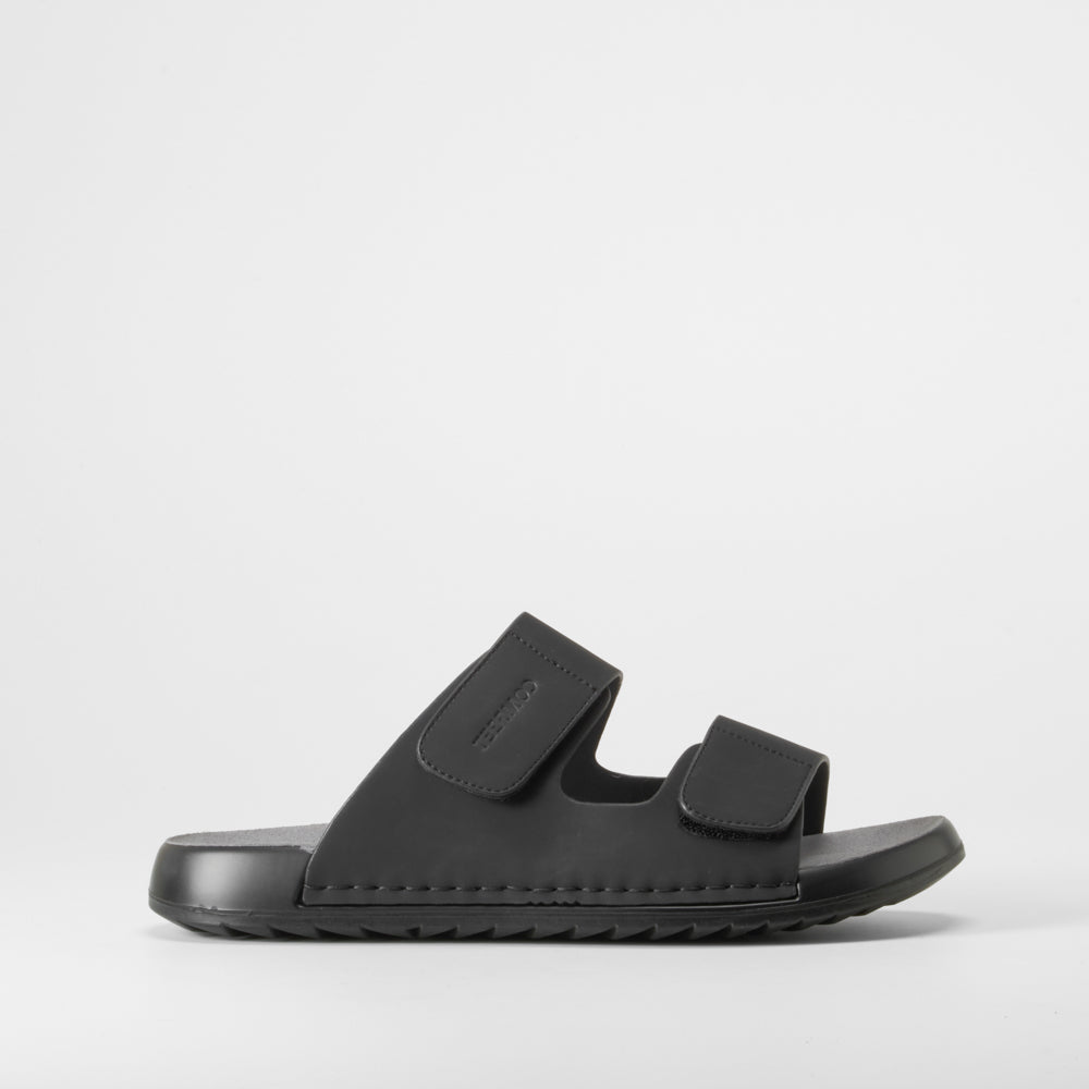 Sandalia bio doble velcro negra COMFEET