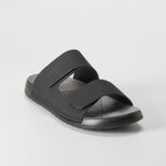 Sandalia bio doble velcro negra COMFEET