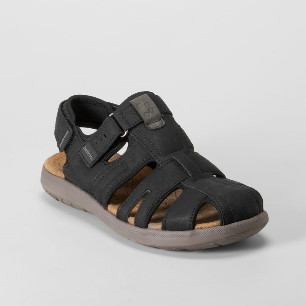 Sandalia cerrada Shock Absorber negra COMFEET