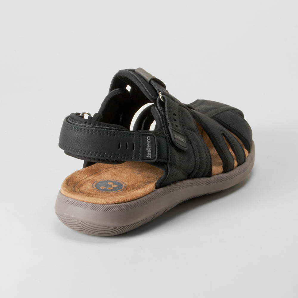 Sandalia cerrada Shock Absorber negra COMFEET
