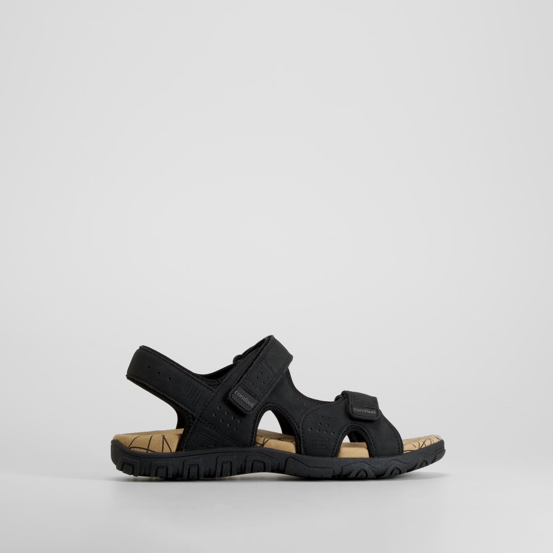 Sandalia outdoor Shock Absorber negra COMFEET