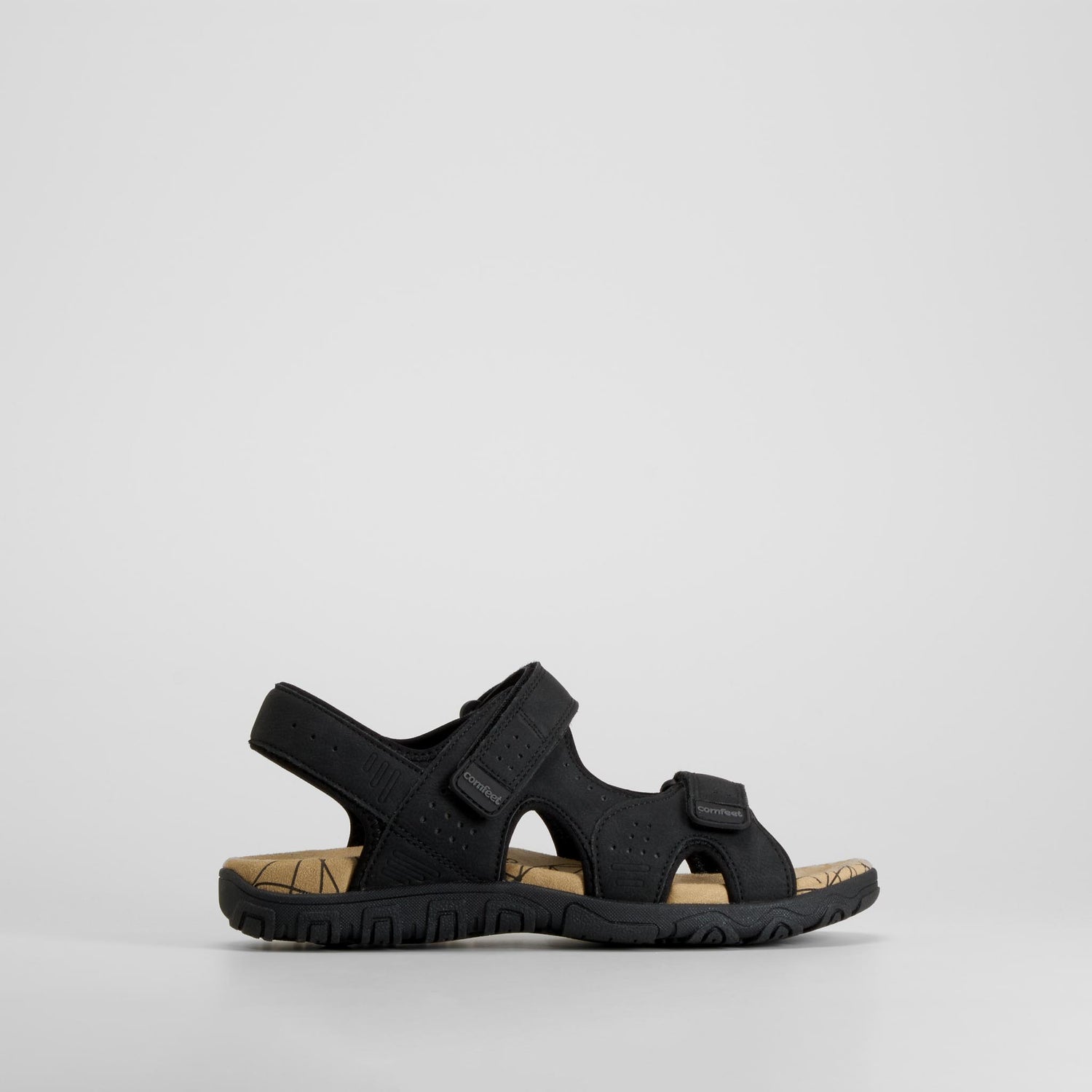 Sandalia outdoor Shock Absorber negra COMFEET