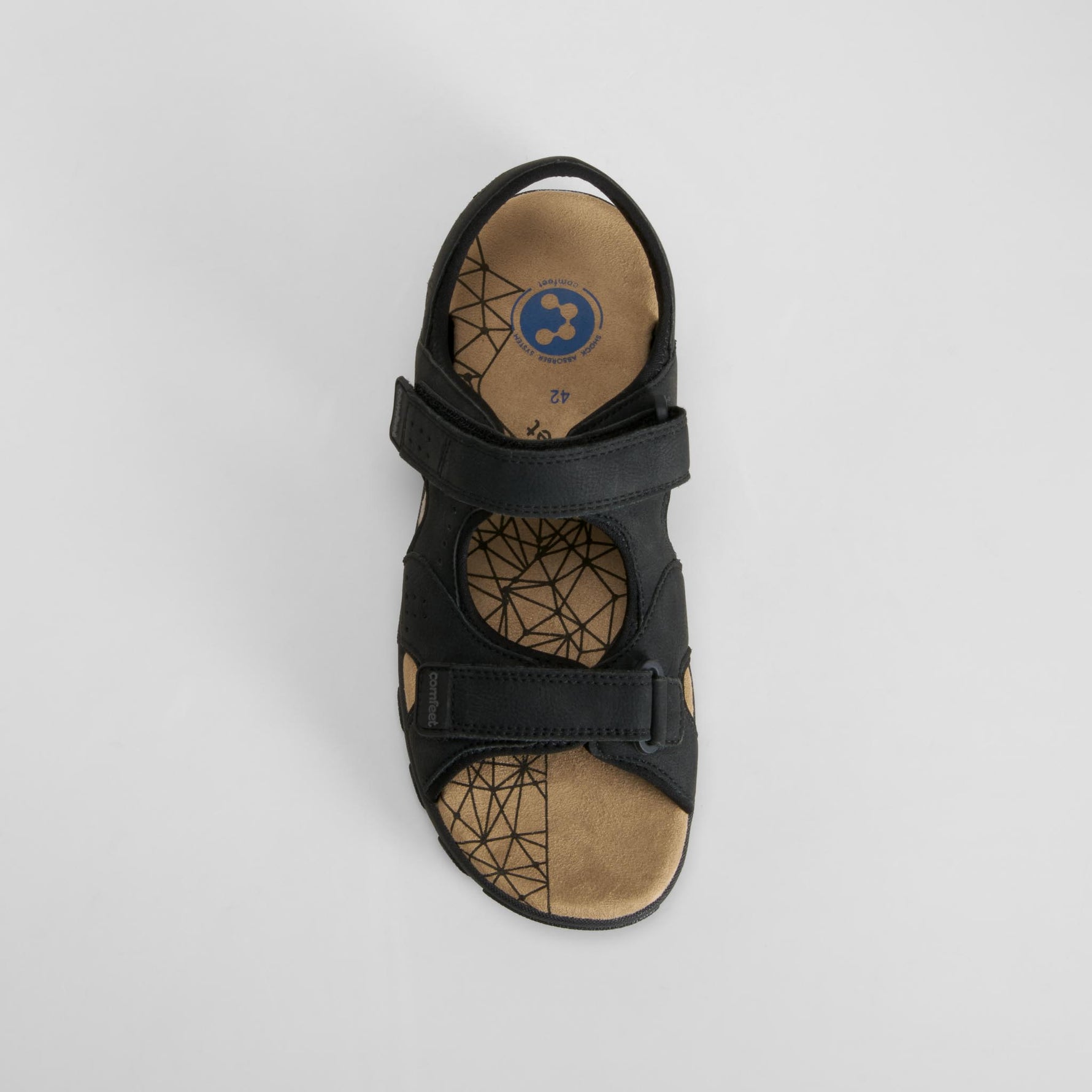 Sandalia outdoor Shock Absorber negra COMFEET