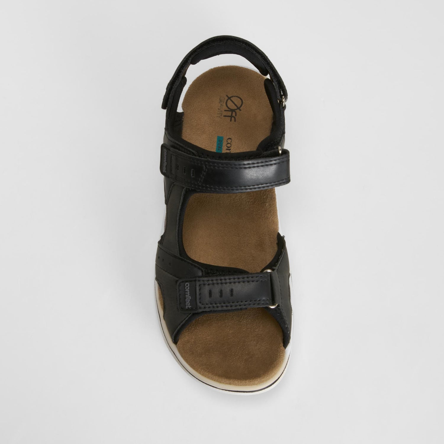 Sandalia deportiva Off Gravity negra COMFEET