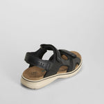 Sandalia deportiva Off Gravity negra COMFEET