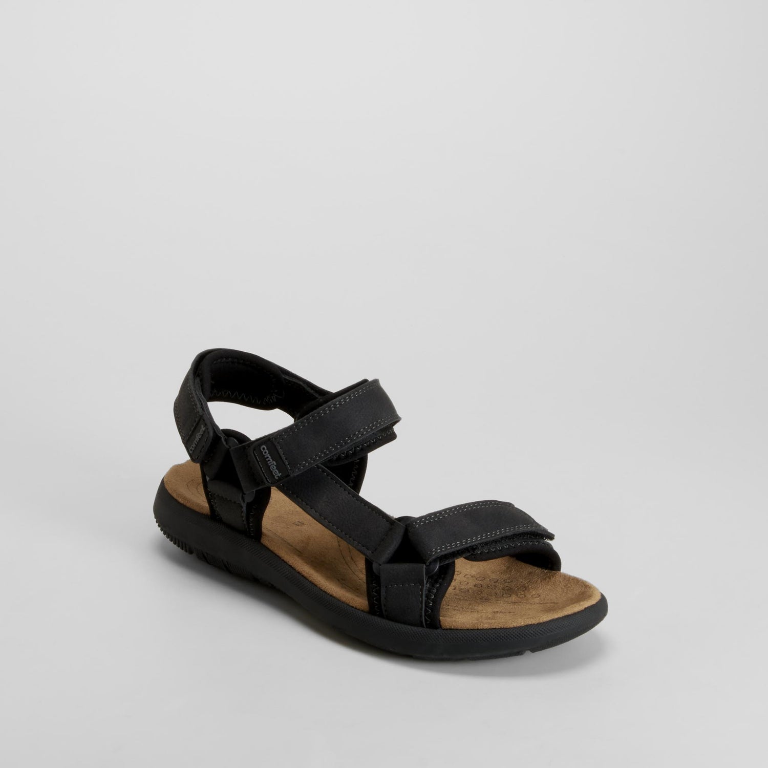 Sandalia californiana Shock Absorber negra COMFEET