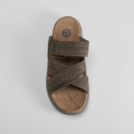 Sandalia Shock Absorber velcro marrón COMFEET