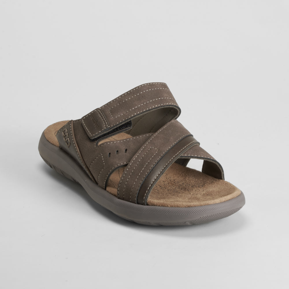 Sandalia Shock Absorber velcro marrón COMFEET