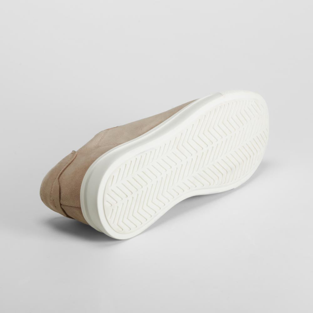 Zapatilla casual piel beige FOSCO