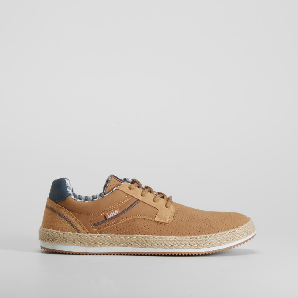Zapato blucher yute marrón LOIS
