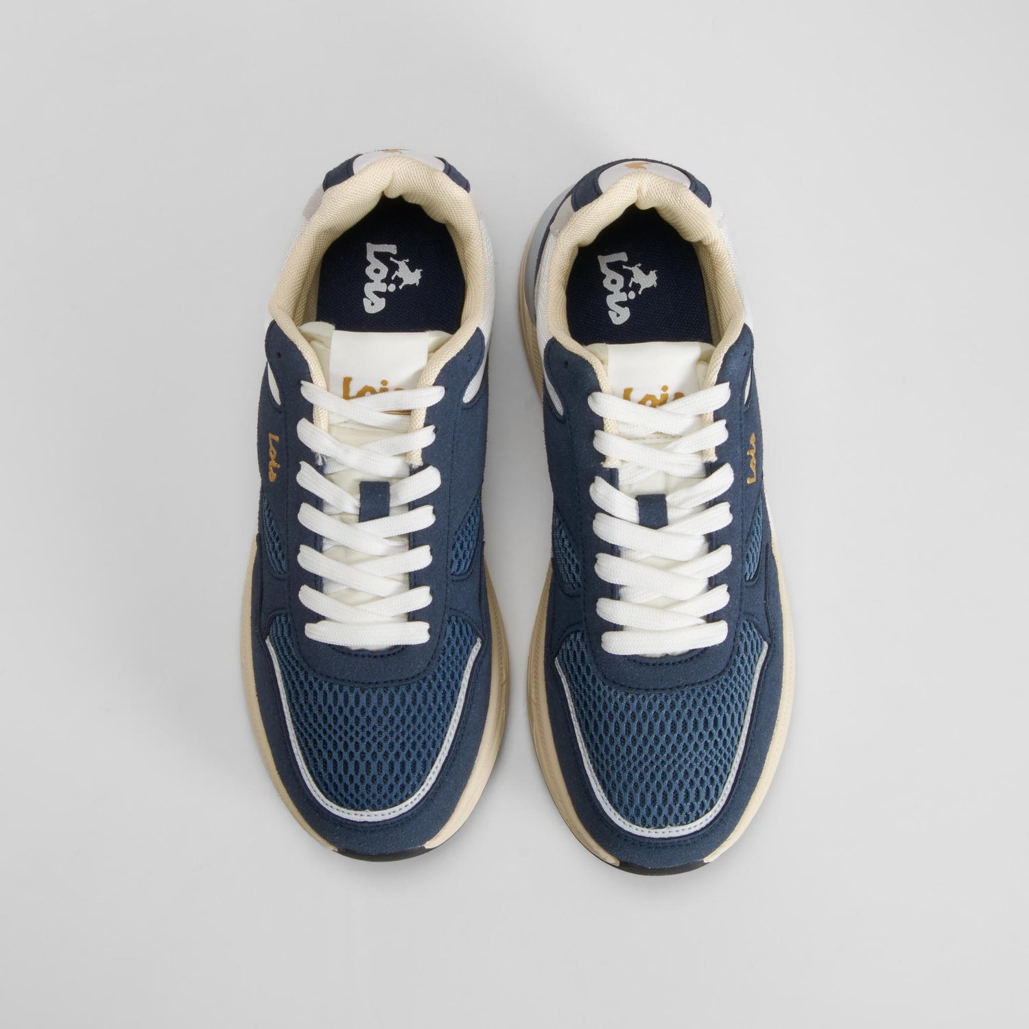 Zapatilla deportiva casual azul LOIS