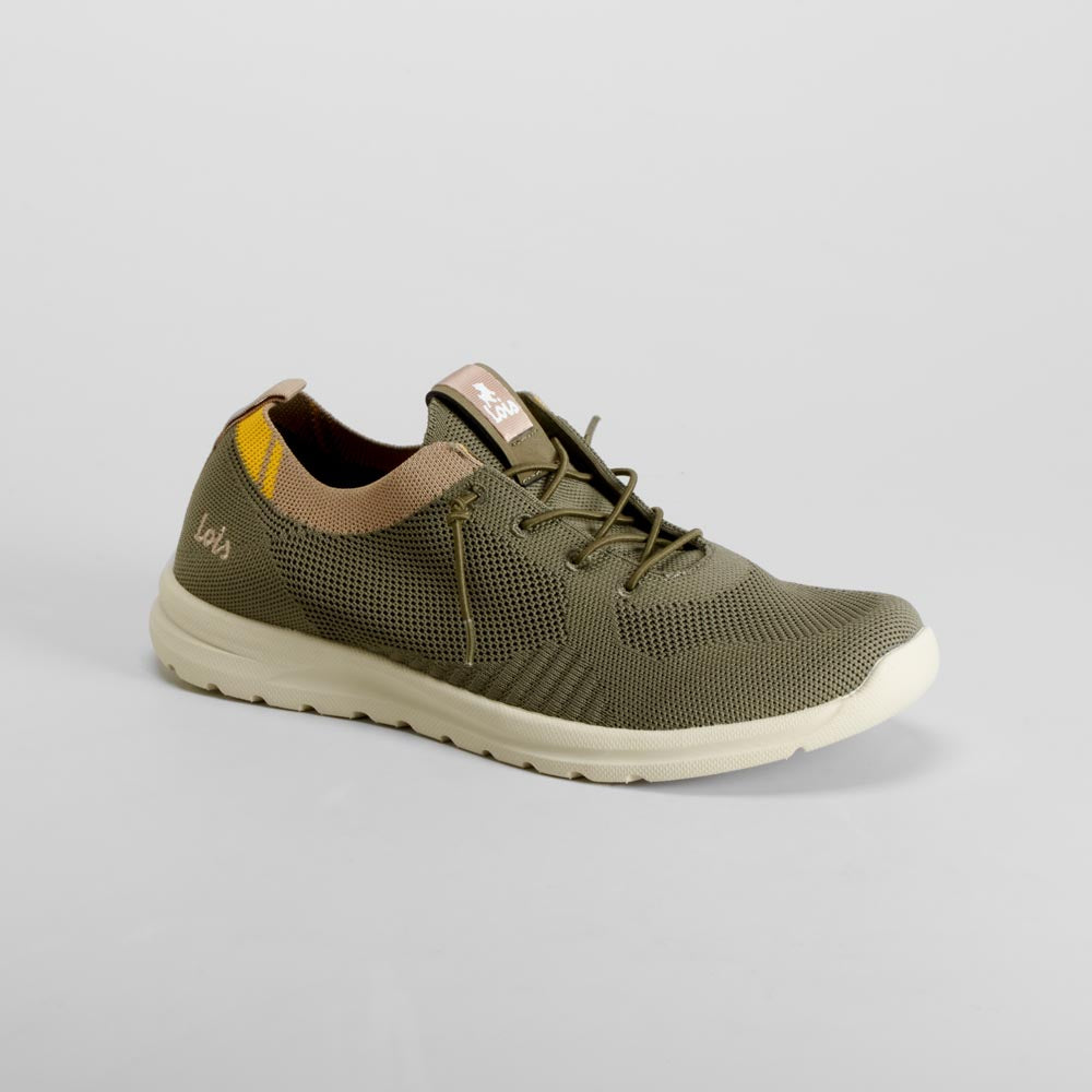 Zapatilla urbana ligera verde LOIS