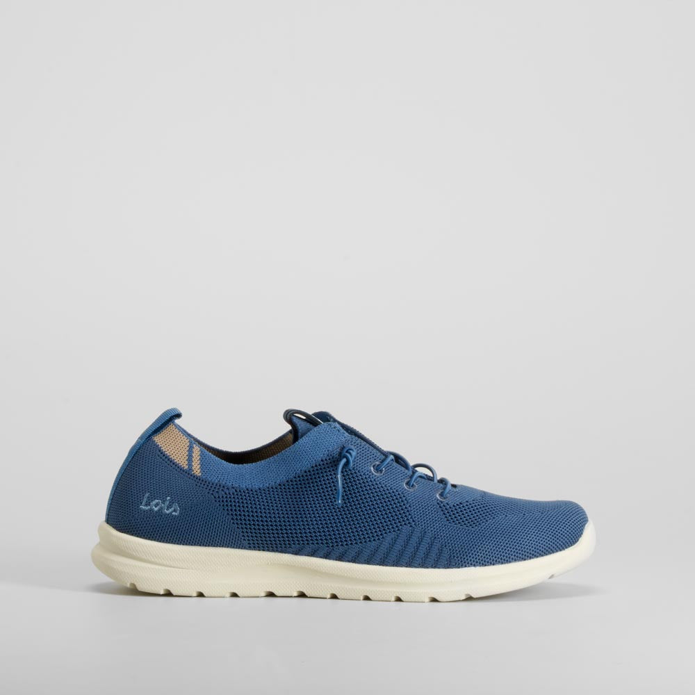 Zapatilla urbana ligera azul LOIS