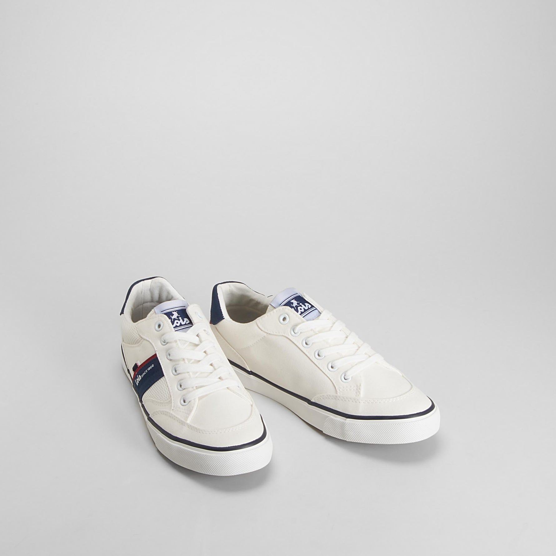 Zapatilla lona casual blanca LOIS