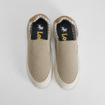 Zapatilla lona casual yute beige LOIS