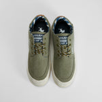 Zapatilla lona blucher yute verde LOIS