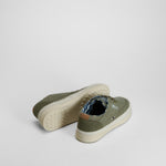Zapatilla lona blucher yute verde LOIS