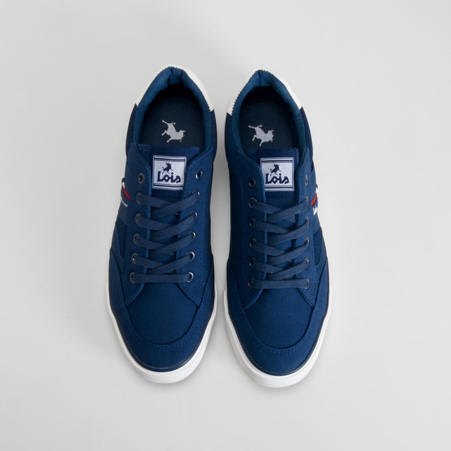 Zapatilla lona urbana azul LOIS