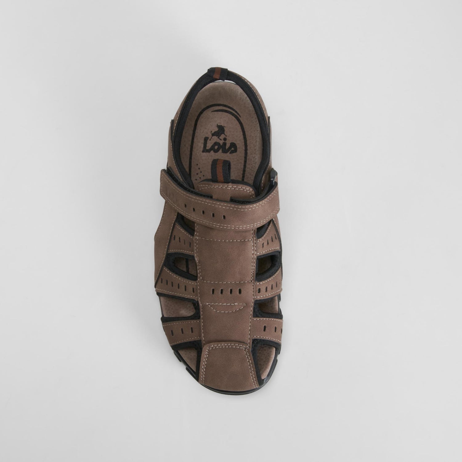 Sandalia deportiva cerrada marrón LOIS