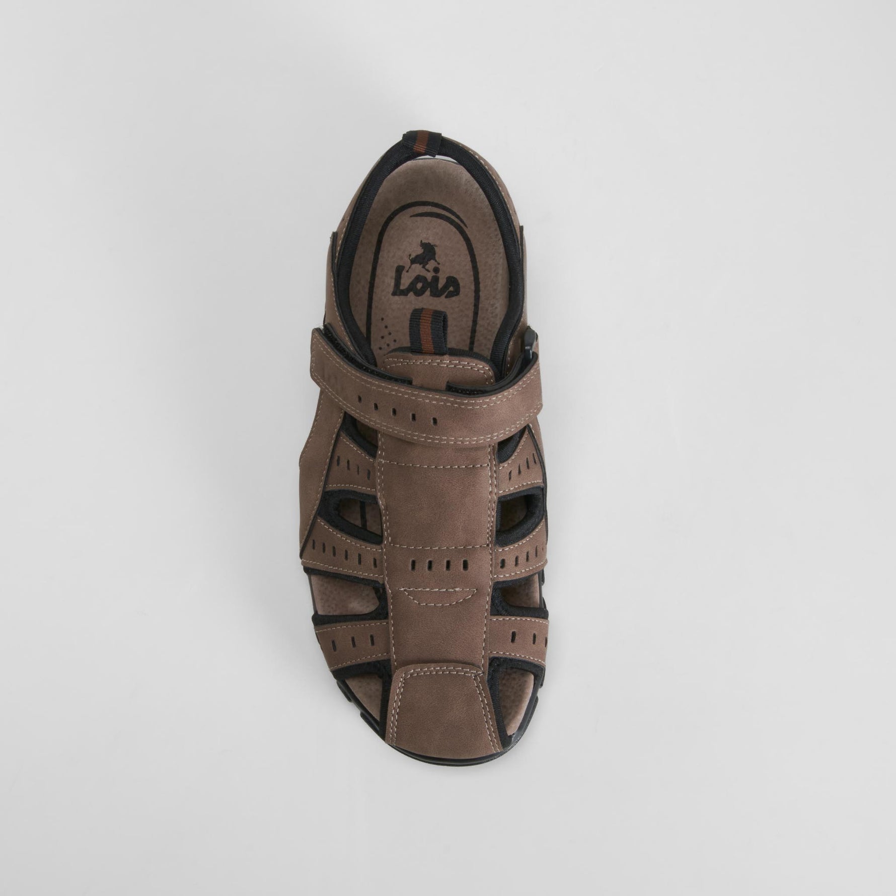 Sandalia deportiva cerrada marrón LOIS
