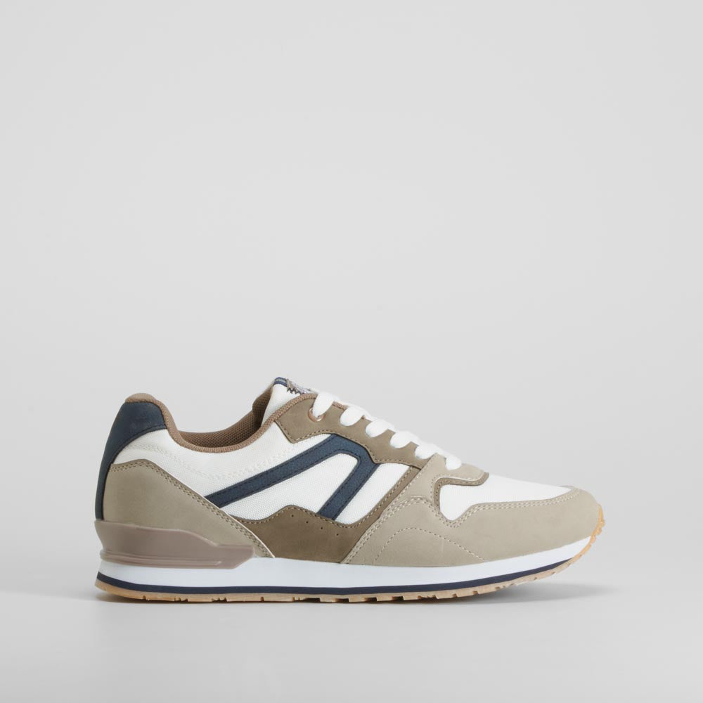 Zapatilla casual retro blanca NYC