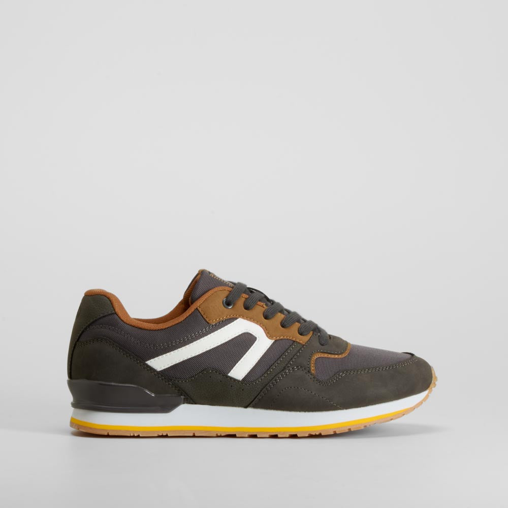 Zapatilla casual retro gris NYC