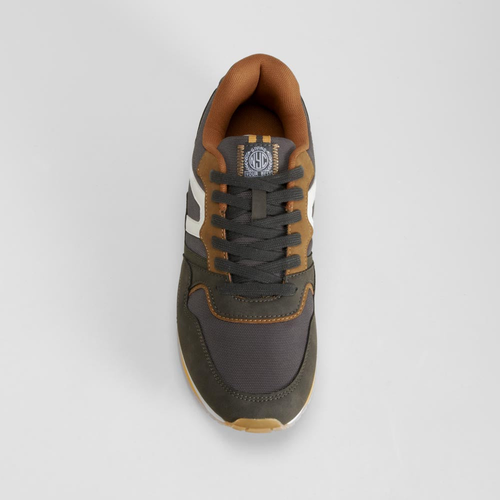 Zapatilla casual retro gris NYC