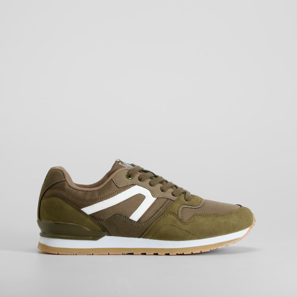 Zapatilla casual retro verde NYC