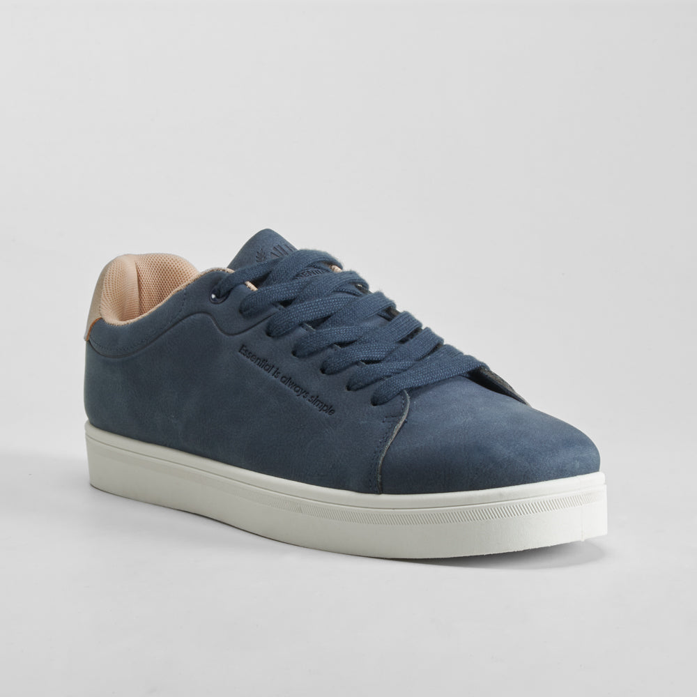 Deportiva casual azul marino y beige NYC