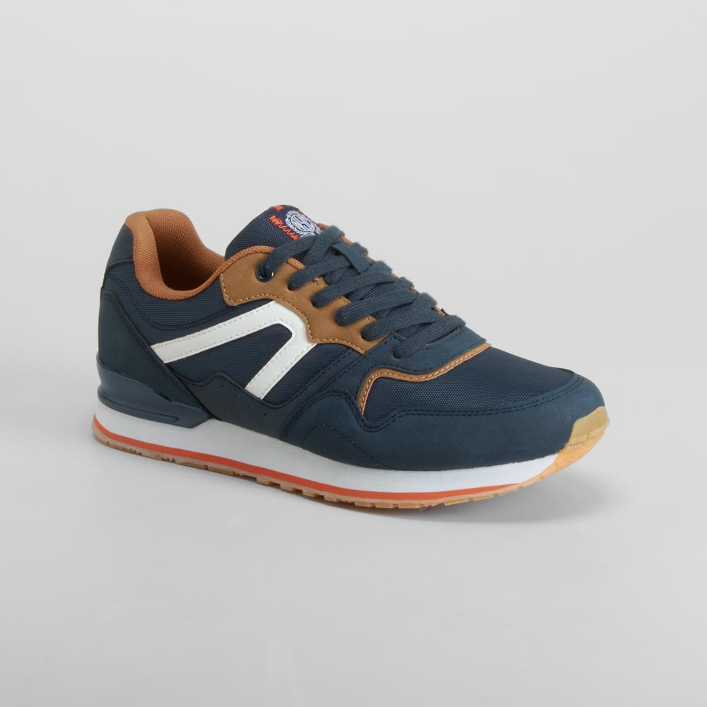 Zapatilla casual retro azul marino NYC