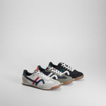 Sneaker retro negra y verde NYC