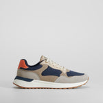 Zapatilla casual retro jogger azul NYC