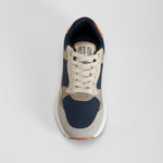 Zapatilla casual retro jogger azul NYC