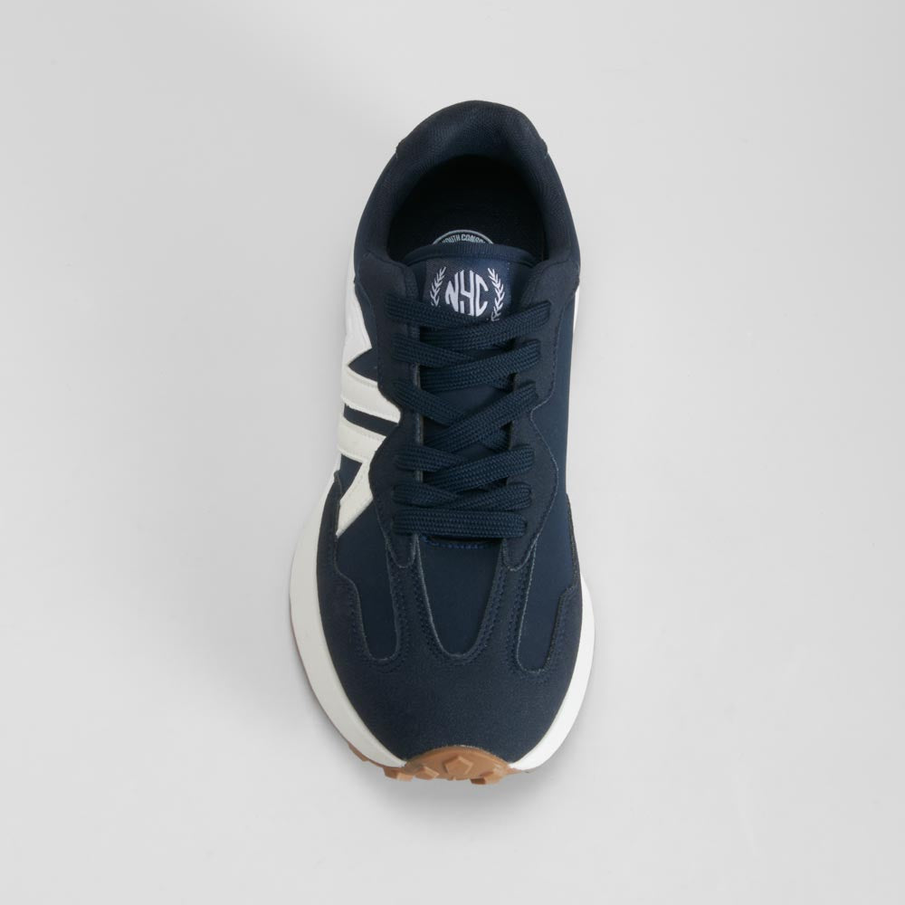 Zapatilla deportiva retro azul NYC