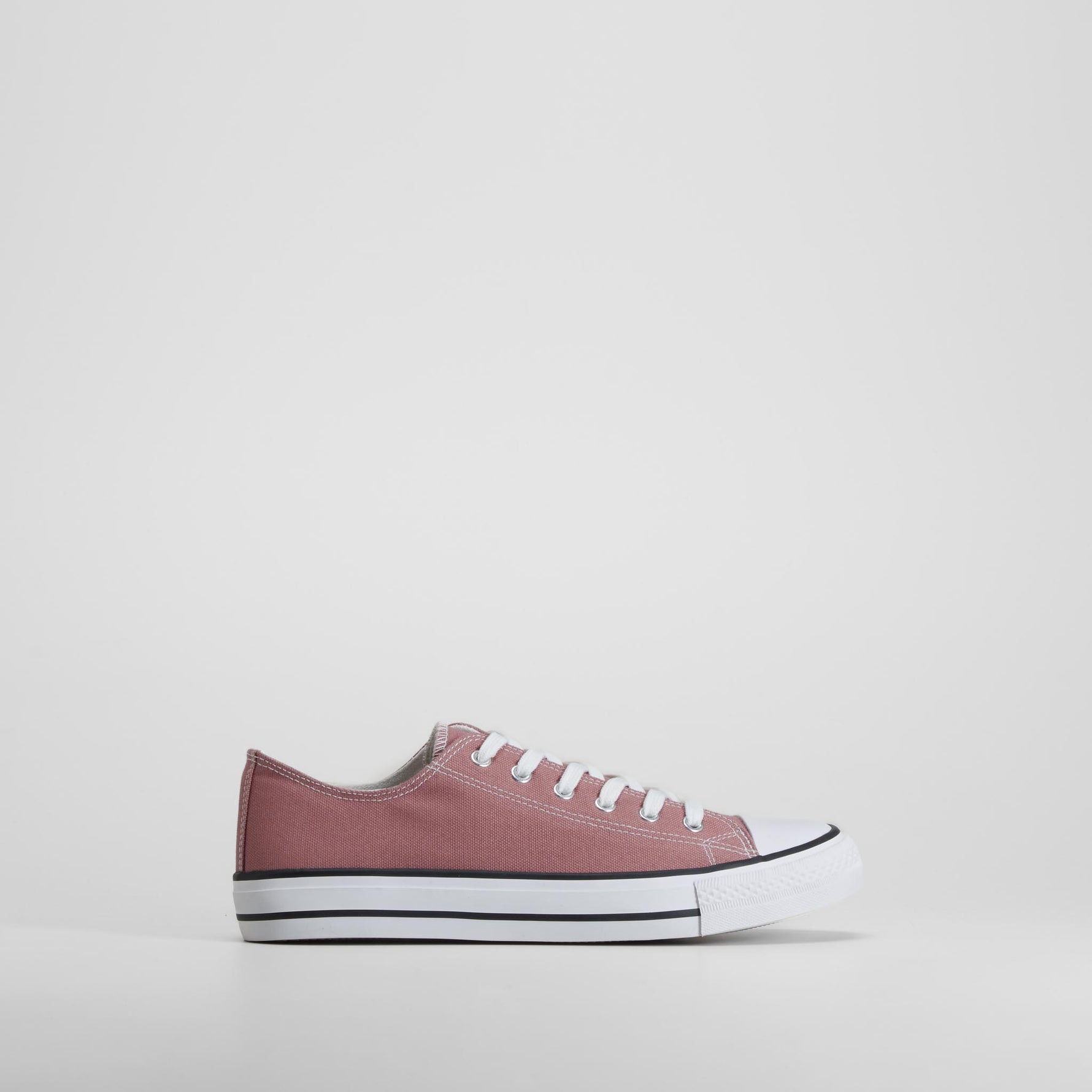 Zapatilla lona puntera casual roja NYC