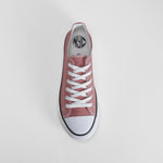 Zapatilla lona puntera casual roja NYC