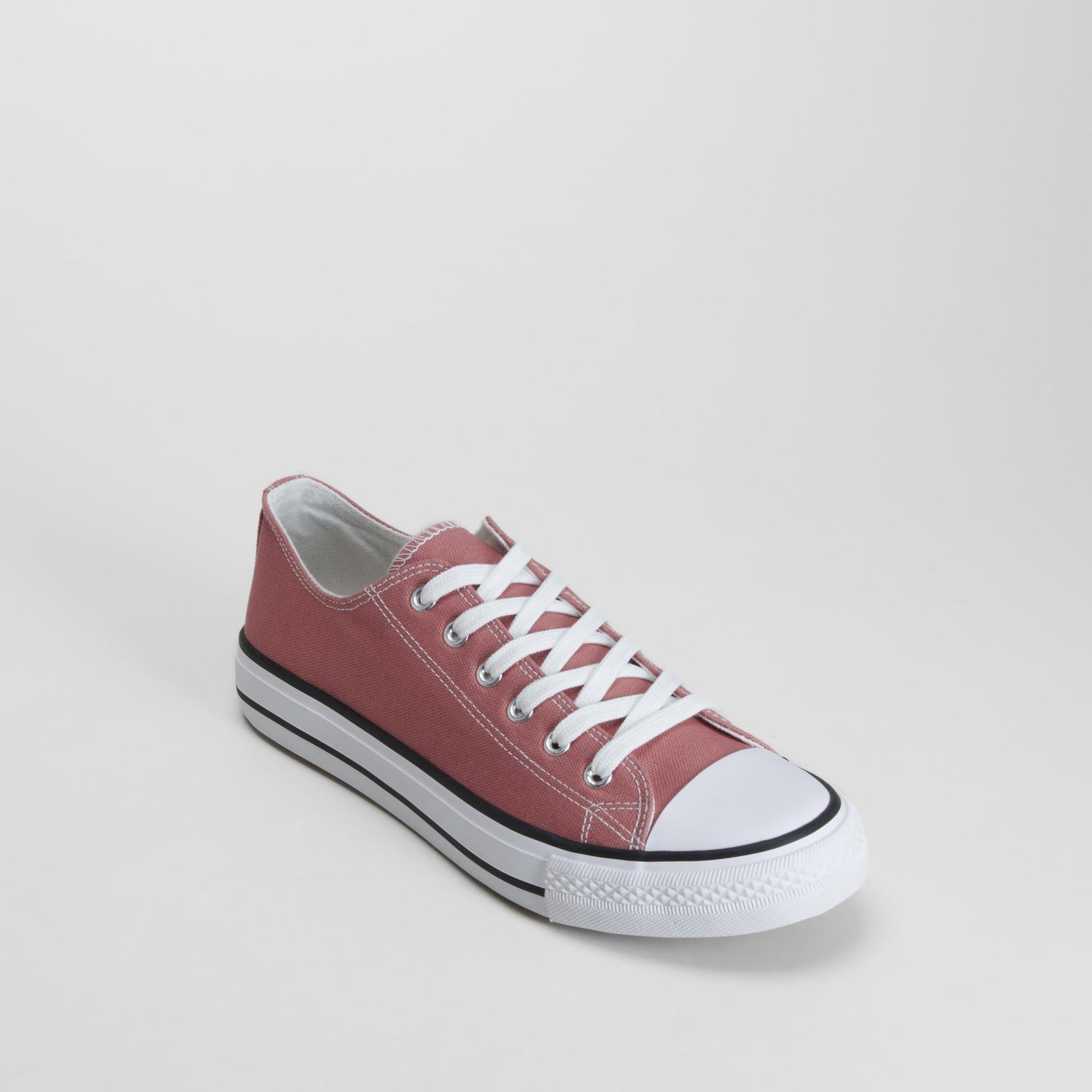Zapatilla lona puntera casual roja NYC