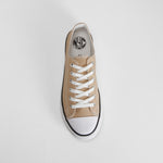 Zapatilla lona casual puntera beige NYC