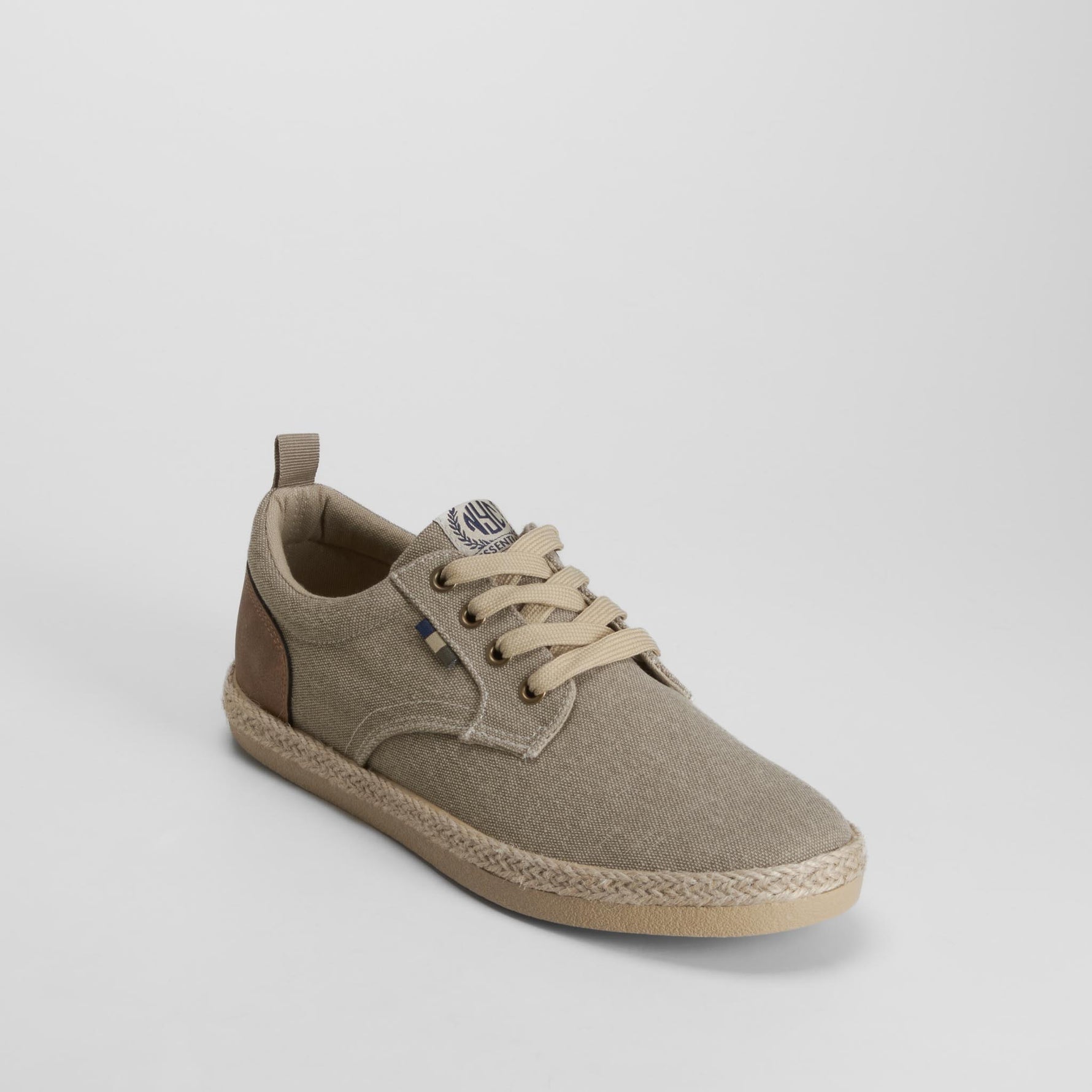 Zapatilla lona blucher yute beige NYC