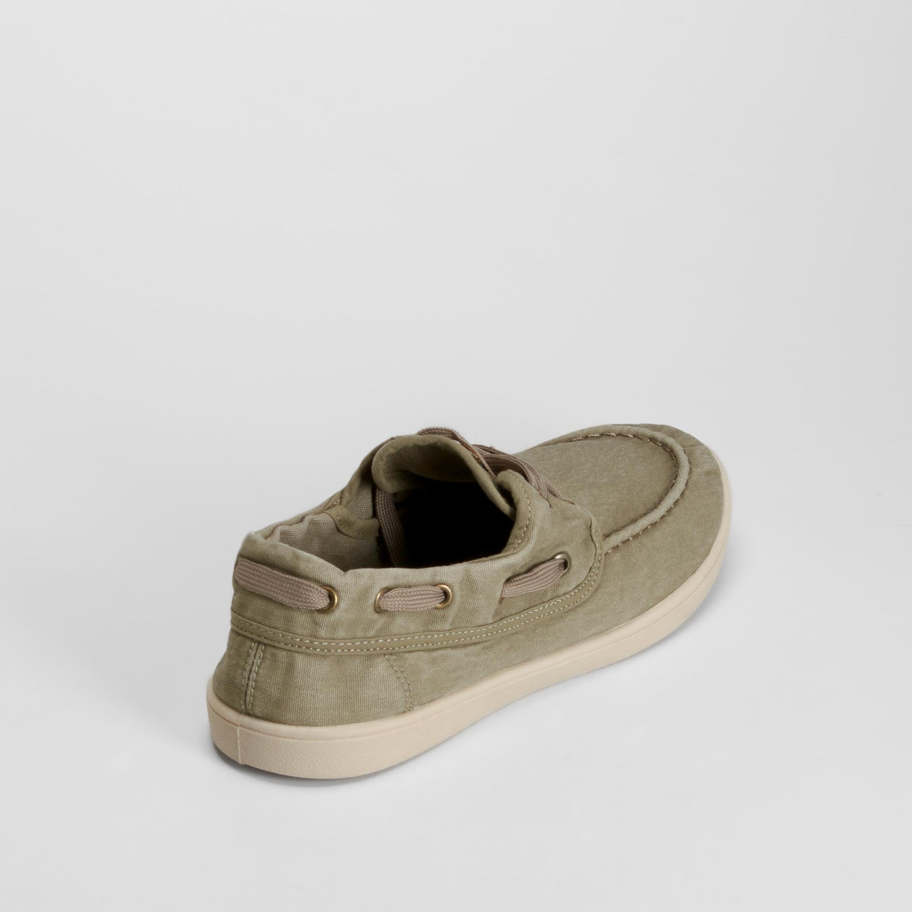 Zapatilla lona náutico beige NYC