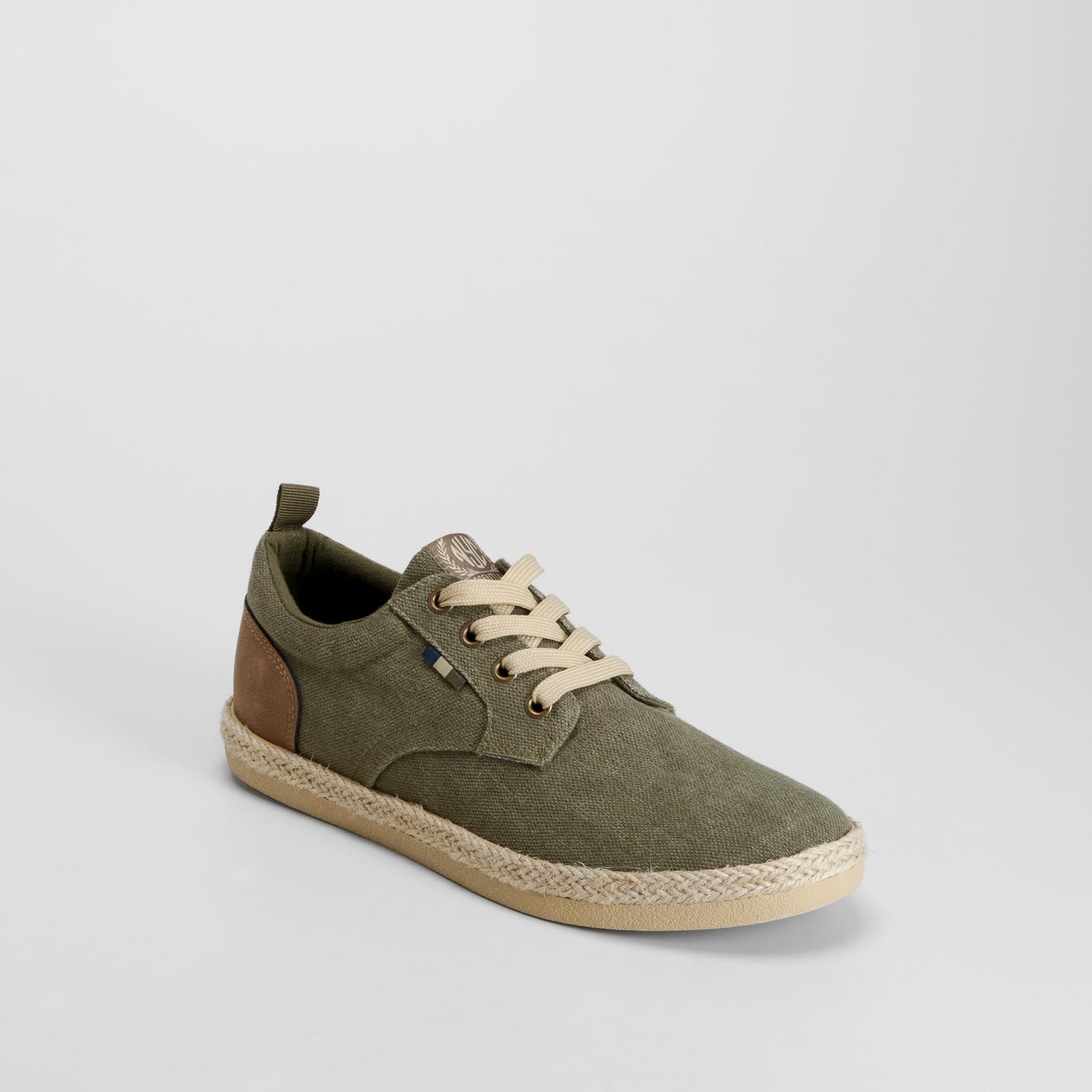 Zapatilla lona blucher yute verde NYC