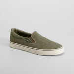 Zapatilla lona slip on verde NYC