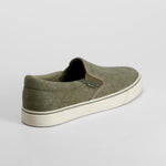 Zapatilla lona slip on verde NYC