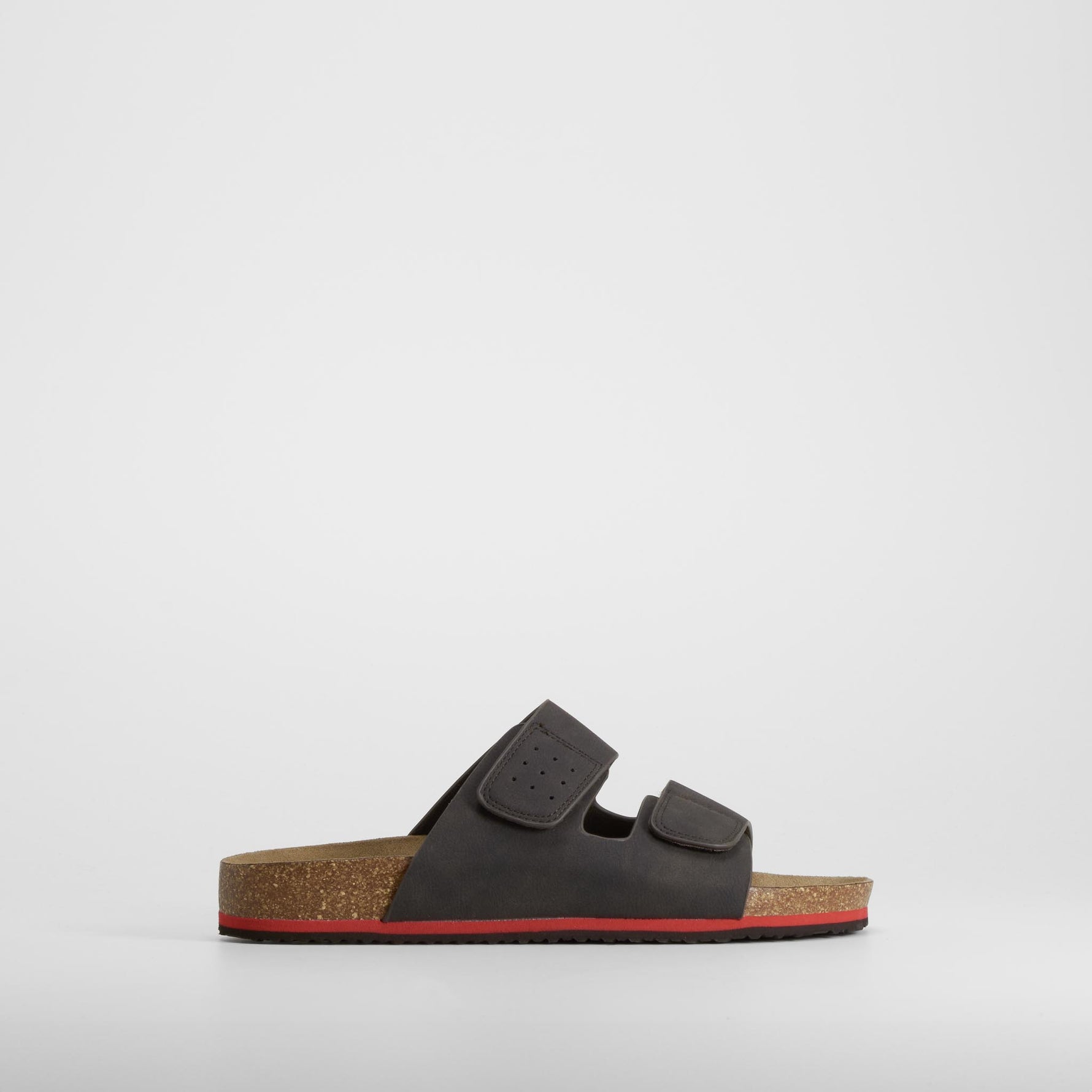 Sandalia bio doble velcro marrón NYC