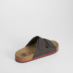 Sandalia bio doble velcro marrón NYC
